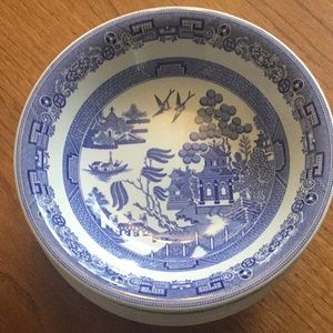 4 Spode Blue Willow 8” Bowls. Two sets of 4 available for purchase.